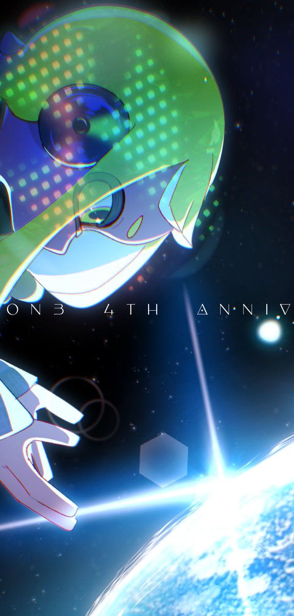 spht_aomo's tweet photo. Splatoon3🦑4周年おめでとう🐙 https://t.co/eI1nLaccVH