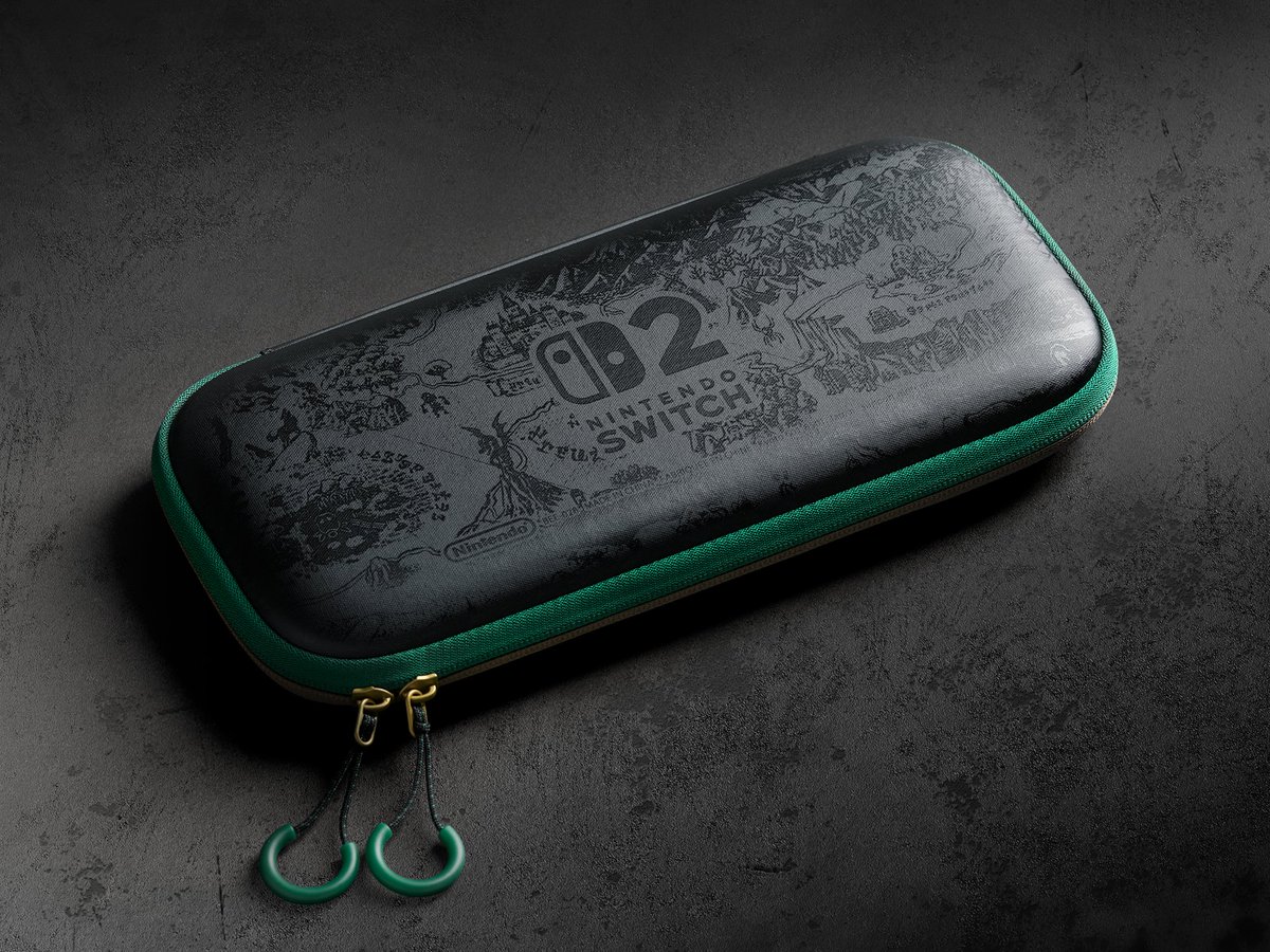 ZeldaOfficialJP's tweet photo. ゼルダの伝説40周年 特別デザインの「Nintendo Switch 2 キャリングケース」は10月29日（木）発売です。ケースの内側やクリーニングクロスにもデザインが入っています。
#ゼルダの伝説40周年
https://t.co/BdtDjC2ApU https://t.co/xn5irhVtcy