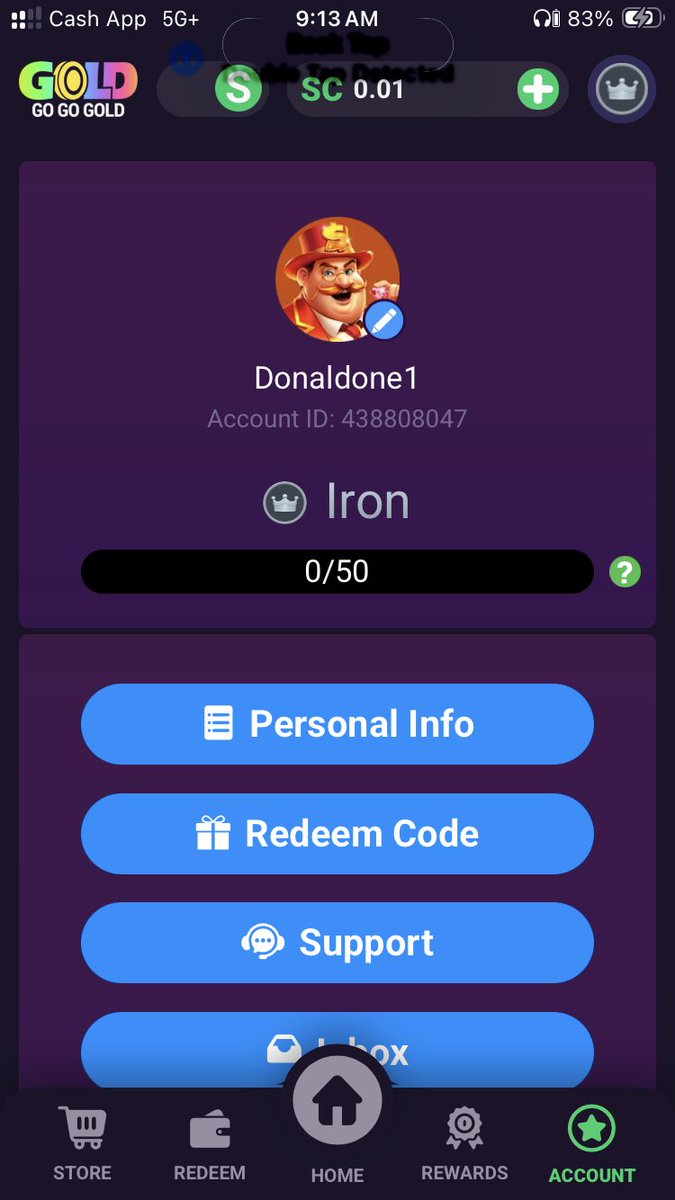 Hunt1Donald's tweet photo. @GoGoGoldWin Nothing yet https://t.co/aT467gG9Oq