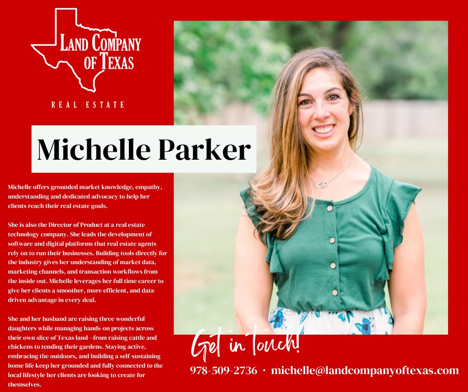 LandCompanyofTX's tweet photo. 🎉Please help us welcome agent Michelle Parker‼️🎉
https://t.co/XxOBDpmzbt

Land Company of Texas
Michelle Parker, REALTOR®
📱978-509-2736 

#texasrealestate #texasrealtor #westcentraltexas #eastlandcountyrealestate #eastlandcounty #landandhome #centraltexasrealestate https://t.co/qBWUrqB2rU