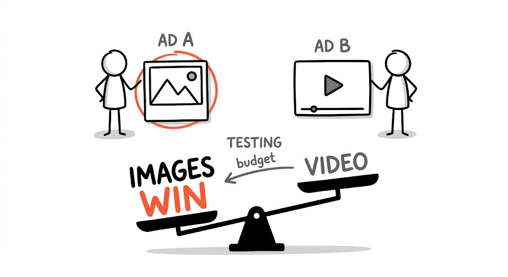 DigitalBay58006's tweet photo. Image or video? Don't guess — test both.

You might think your video is a banger and it flops. A basic image might crush it instead.

Give each equal ad spend, let performance decide, scale the winner.

The market always knows more than your gut. https://t.co/sX1yhfUCF2