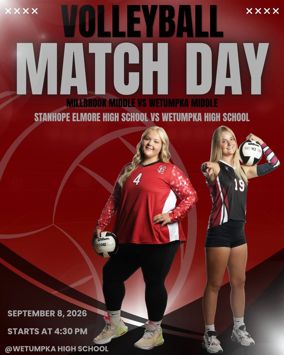 SEHSMedia's tweet photo. Volleyball plays at Wetumpka today in a big area match up. https://t.co/ZnqRQksHiA