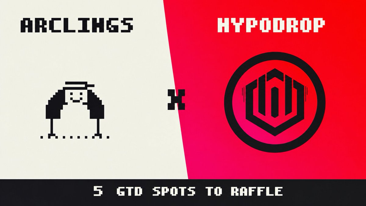 Hypodrop's tweet photo. We are giving away 5 GTD spots for Arclings ❤️ 

✅ Supply: 6,283 , Hyped NFT on ARC Mainnet 

🔗 To enter:

1️⃣Follow @Hypodrop & @ArclingsNFT
2️⃣Like + RT this post  & the post QRTed.
3️⃣Drop your ETH addresses in the comment

⏳24  Hours to Join, Good Luck