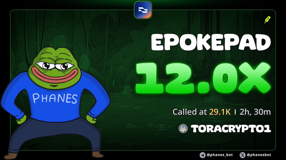 toracrypto___'s tweet photo. 12x  up profit on my call on $EPOKEPAD
⛓️‍💥 
0xe7ac78fea87cf7a613fa916a7ec71f816f5e7533 https://t.co/HJRZ7o9beS