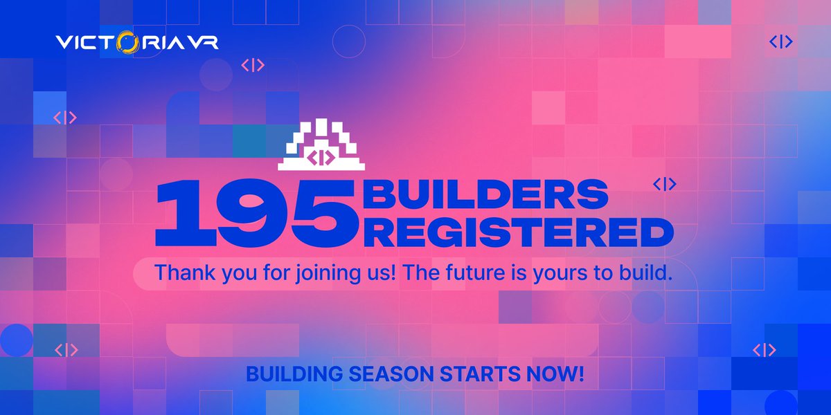 VictoriaVR's tweet photo. Registration is closed and the building season starts NOW. https://t.co/gMKucdZAUw