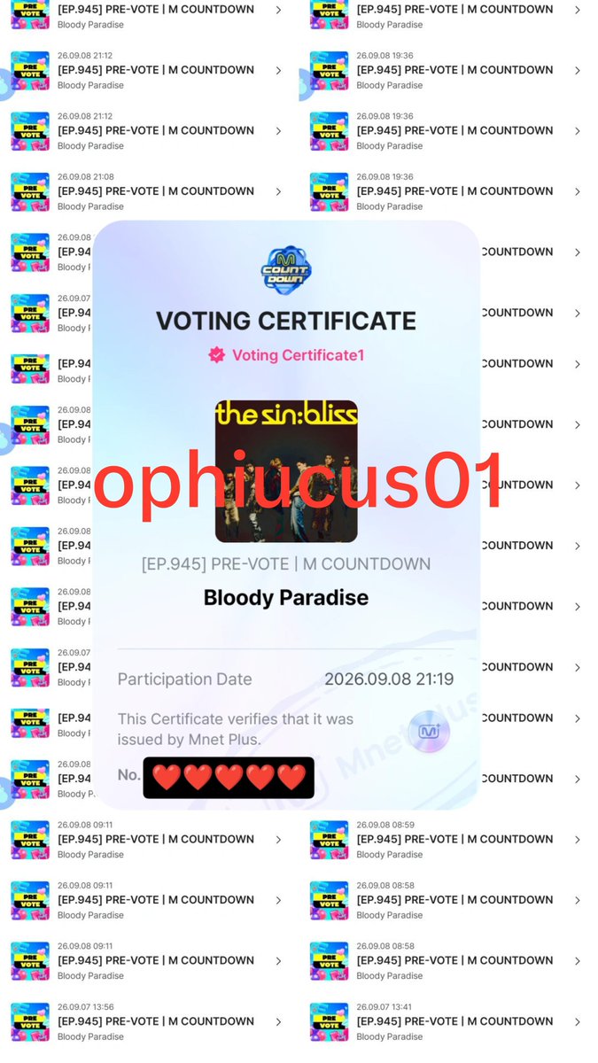 ophiucus01's tweet photo. 08.09.2026
#StreamToBliss #Bliss600Challenge #ENSTATIONID
@ENHYPEN @ENHYPEN_members @ENSTATIONID https://t.co/CnUoH5OHfK