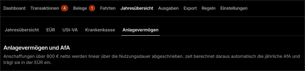 raaaf_de's tweet photo. @SebastianRoehl @ChatGPT Ich bau das Thema auch grad komplett in meiner app zeit. Spannendes Thema. Datev/Addison Export ist schon drin, Bank-Sync (in meinem Fall n26) funktioniert auch. 

Workflow aktuell: Belege wie bisher sammeln, hochladen, automatisches mapping und freigabe. https://t.co/ZozBBLMdgM