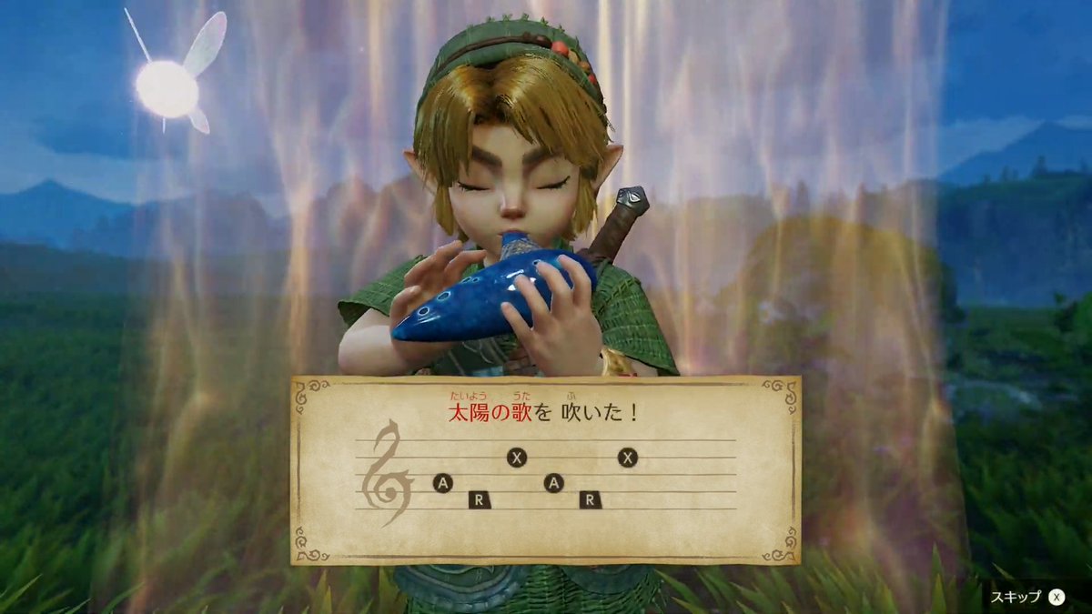 NINTENSHIELD's tweet photo. 닌텐도 스위치 2
『젤다의 전설시간의 오카리나 리메이크』
오카리나를 연주하여 다양한 효과 발동

닌텐도 스위치 2 버전에서는
마이크 or 전용 오카리나 컨트롤러를 사용하여
음성 입력으로 연주도 가능 https://t.co/ACMArK0JSK