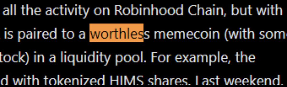 worthlesscoinrh's tweet photo. Worthless mode in full effect https://t.co/wuGaRQDKJs
