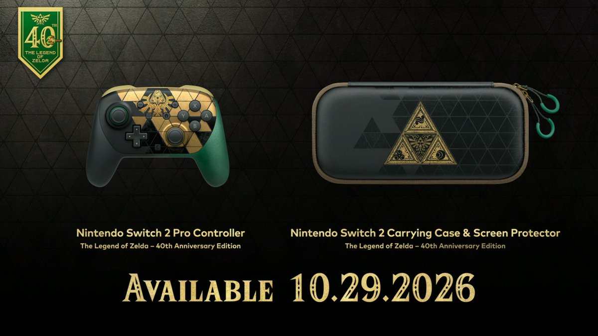 Wario64's tweet photo. Zelda Ocarina of Time - Switch 2 console announced/revealed, oct Oct 29 + Pro Controller https://t.co/fwOg9KGsRN