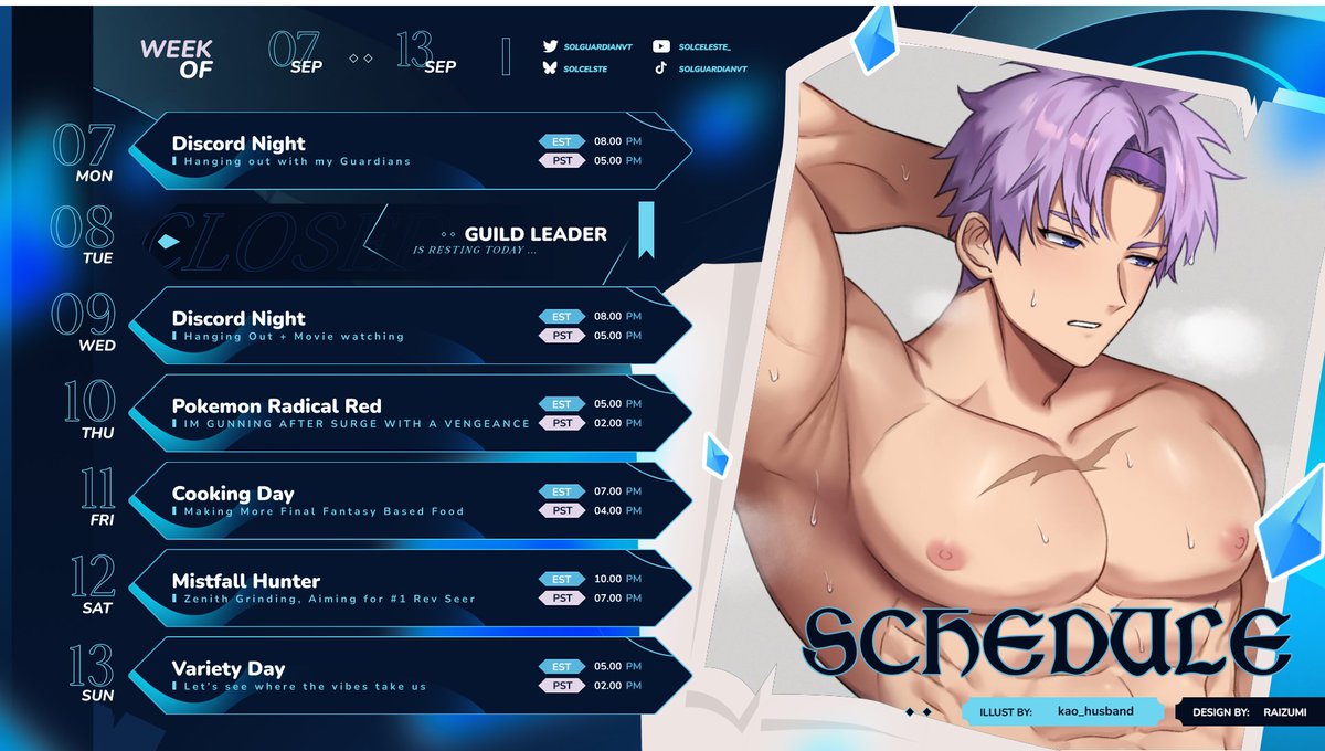 SolGuardianVT's tweet photo. ❄️Weekly Quests❄️
🛡️Sep 07 - Sep 13🛡️

Busy week this week but since we recruited some new allies, it's time to keep the grind going! https://t.co/C1NgLvUzGd