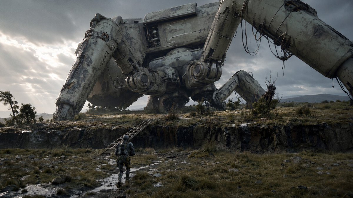 ESPER995's tweet photo. Abandoned Mech | Fan Gao
https://t.co/ScOQukk88n https://t.co/o1U2wYlEBM
