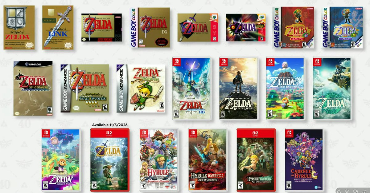 redwolfe_is's tweet photo. "you can play all of the games from the very first game to the latest"  

Where is Twilight Princess? https://t.co/9ElaZVSc77