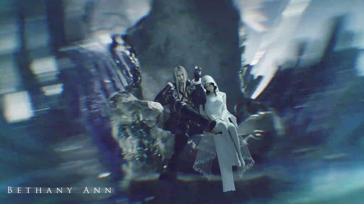 BethanyFanart's tweet photo. At his side, where she belongs. I'm going to miss new EC outfits 😟

#aeriseph #ff7revelation https://t.co/zkkiJHxmvH