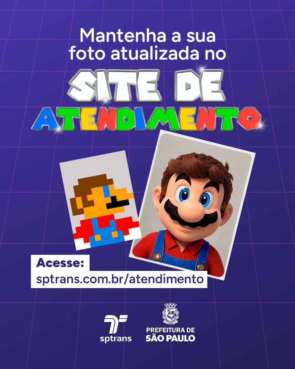 sptrans's tweet photo. 👩‍🧔🏽 🦰Pintou o cabelo ou mudou o visual? Lembre-se de atualizar a foto em nosso cadastro. Evite o bloqueio do seu benefício e demais transtornos. Confira mais detalhes: https://t.co/M1h7T6OLam, clique na sua foto atual, e você encontrará dicas de como enviar uma nova foto. https://t.co/1EdnefVMJd