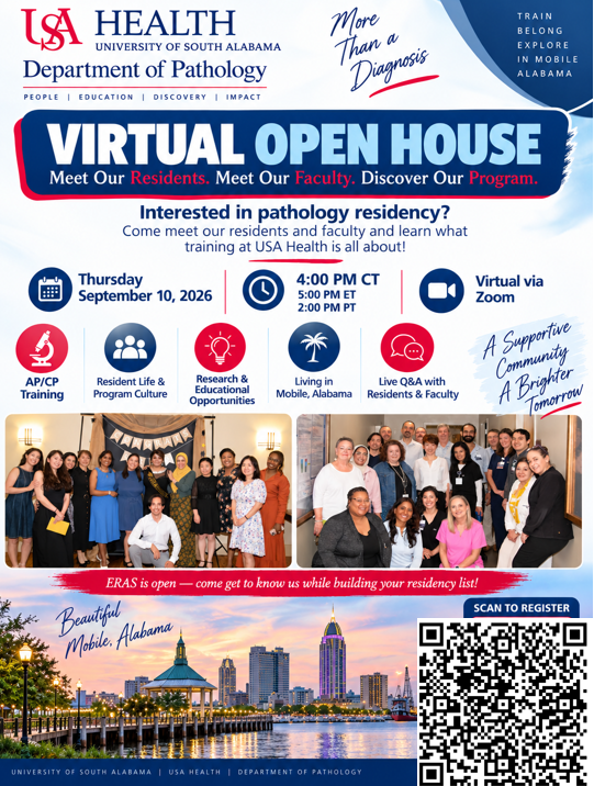 PathologyUSAH's tweet photo. Come learn more at the open house: https://t.co/ltdH3UcEI1 https://t.co/EJMlZ9nXhK