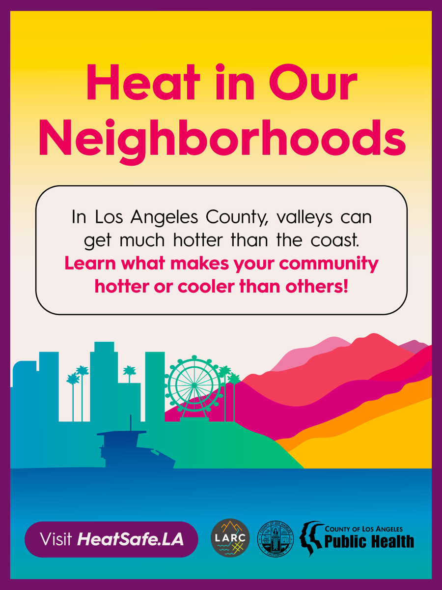 cityofalhambra's tweet photo. How we experience heat may depend on where we live, work, and play. Today we’re covering the “Urban Heat Island Effect”—the reason why some neighborhoods are made hotter than others. Learn how to cool your neighborhood at https://t.co/76xqj71bPO https://t.co/H1tjPhz1Ub