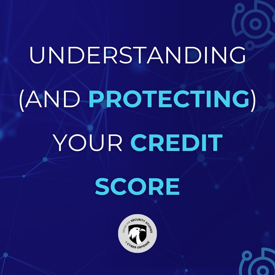 CSSCD_AU's tweet photo. David Dungan of the AU CSSCD writes blogs for the Indiana Cybersecurity Hub website, as part of the "Perspectives From The Campus" series.

Follow the link below to learn more about how to understand and protect your credit score.

https://t.co/DvbZN9qPD2 https://t.co/whUyEht0Yw