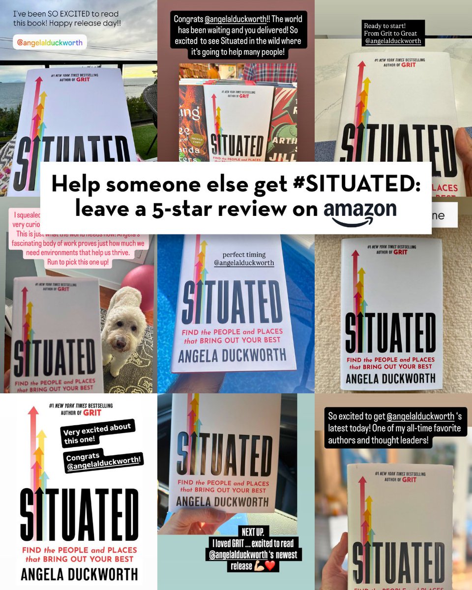 angeladuckw's tweet photo. I love seeing SITUATED in your hands. Feel free to write a review on Amazon: it's the best way to help someone else get #SITUATED. Happy reading! https://t.co/Hb3y0UD5nH