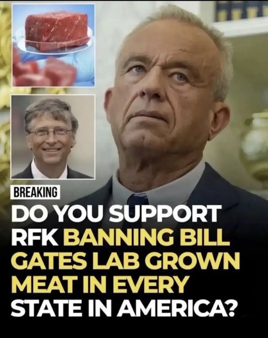 acd19534522's tweet photo. Do you support Banning Lab Grown Meat ? https://t.co/AW27fmAkfU