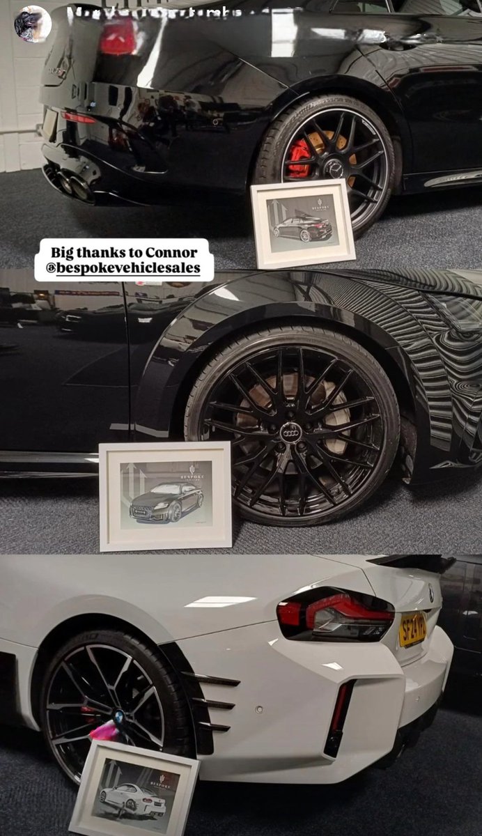 arty_lloyd's tweet photo. A few new artworks on behalf of Bespoke Vehicle Sales, Sheffield.
Detailed pix to follow...
#bmw #mercedes #auditt #handovergifts https://t.co/e67fdzguVp