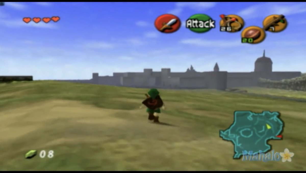 RoNova360's tweet photo. @simon_ugoc44071 @DiscussingFilm that is just not TOTK link at all lmao. and we can't seriously be complaining about more detailed and colorful environments. nostalgia is a hell if a drug but you can't seriously tell me the n64's flat, blurry textures looked better like come on https://t.co/8gH8segCBc