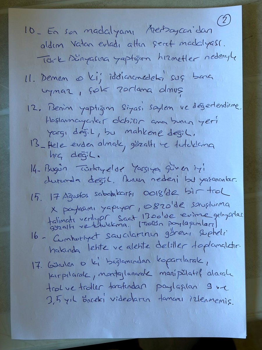 Arifisik0's tweet photo. @zdenErtrk "Benim yaptığım siyasi söylemdir; bunun yeri yargı, mahkeme, hele de gözaltı hiç değildir!" Bu feryat, yargının siyasal muhalefeti ezme aracına dönüştüğünün en açık kanıtıdır.. https://t.co/Wv6CLzBe92