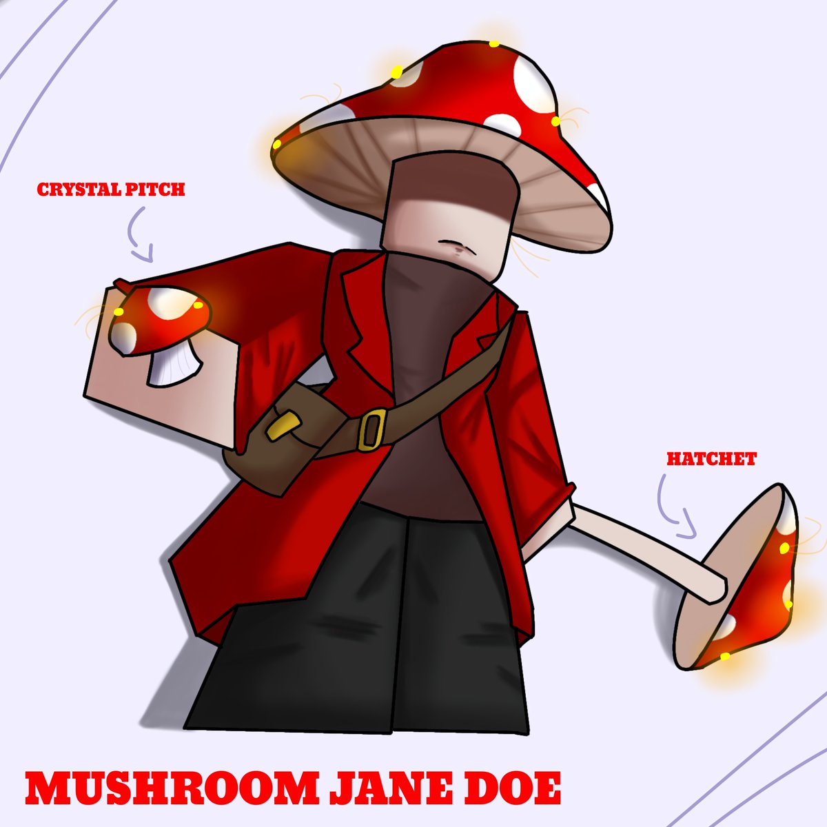 greenishJrus's tweet photo. @isaac3523 Mushroom Jane Doe 
Cause im bored 
#ForsakenTombstone #Forsaken #SkinConcept https://t.co/RFBa9cgMwV