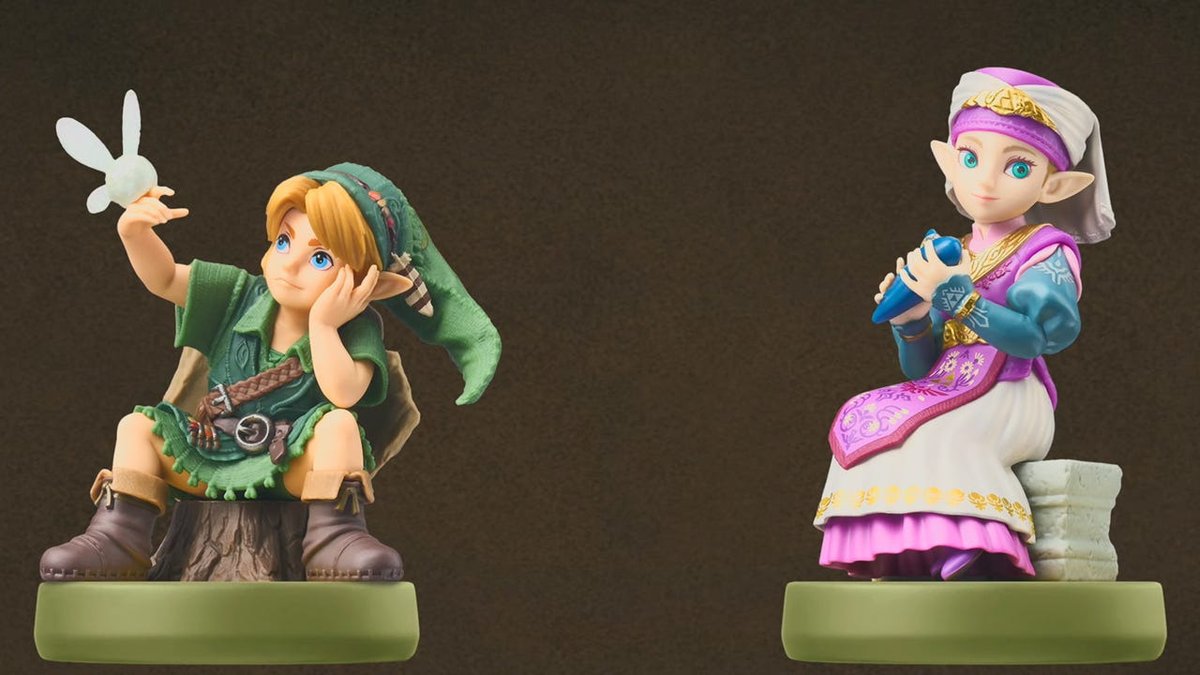 IGN's tweet photo. Nintendo has revealed Young Link and Young Zelda amiibo for its The Legend of Zelda: Ocarina of Time remake. https://t.co/6B95OzYbMQ https://t.co/8UfuafbeiI
