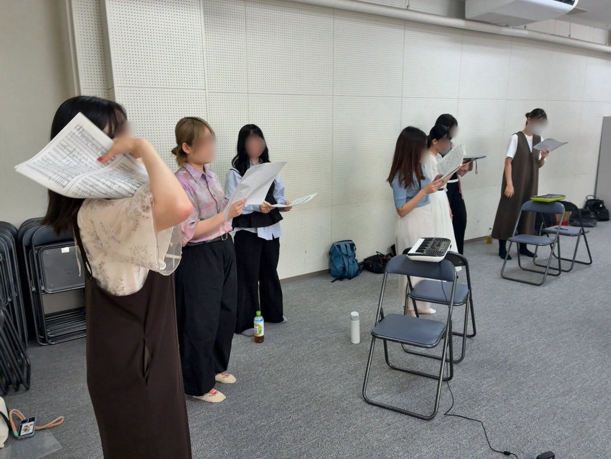 chorus_Ashi's tweet photo. 〜今日と先日の練習日〜

定演の合同演奏に向けての練習が行われていました👀 https://t.co/f0JArQrcjV