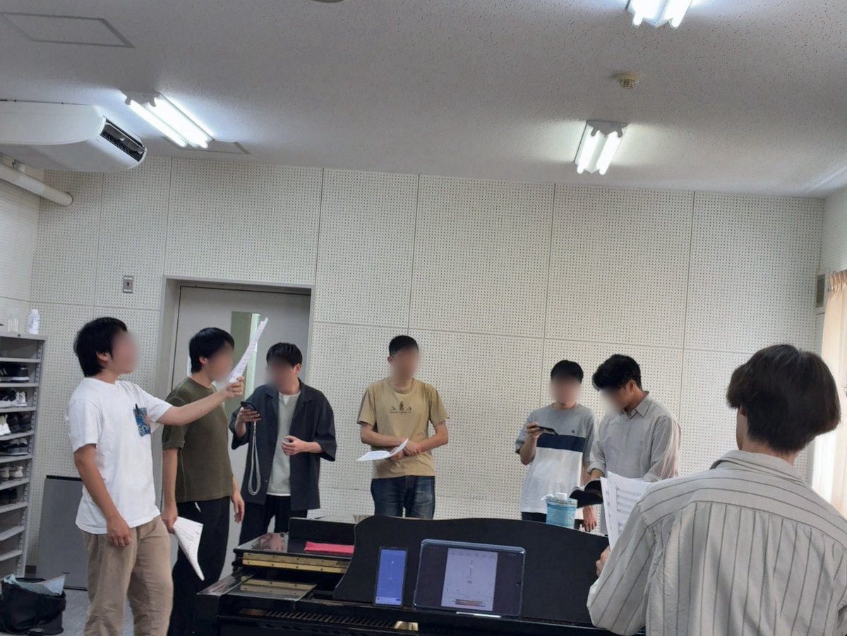 chorus_Ashi's tweet photo. 〜今日と先日の練習日〜

定演の合同演奏に向けての練習が行われていました👀 https://t.co/f0JArQrcjV
