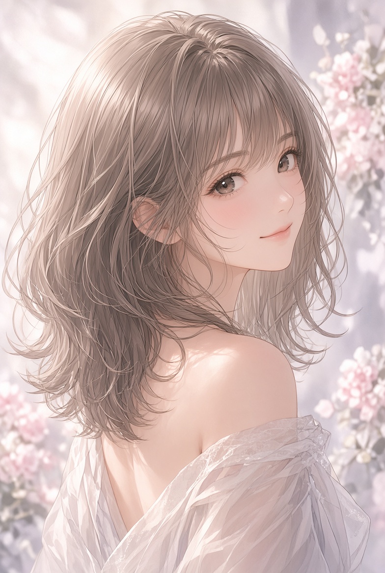 ikumohf's tweet photo. セミロング https://t.co/GfBeIOrLkW