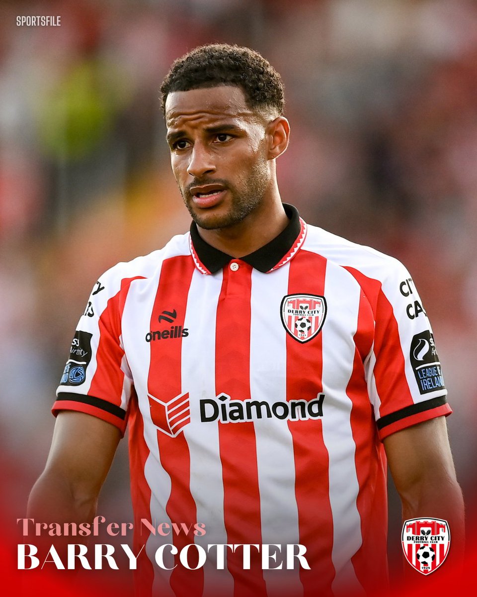derrycityfc's tweet photo. Good luck Barry! 📰 Derry City FC can confirm that Barry Cotter has joined Bulgarian side CSKA Sofia for an undisclosed fee.

https://t.co/WozqLTHz0j

The right-sided wing-back played 30 times for the Candystripes since joining at the start of the season, scoring twice in the process.

Interim manager, Mark Connolly, said it was a move that benefitted all parties.

"Barry was obviously an important member of our squad, however this is a fantastic opportunity for him, and the club didn't want to stand in his way.

"We want to wish Barry every success at CSKA."