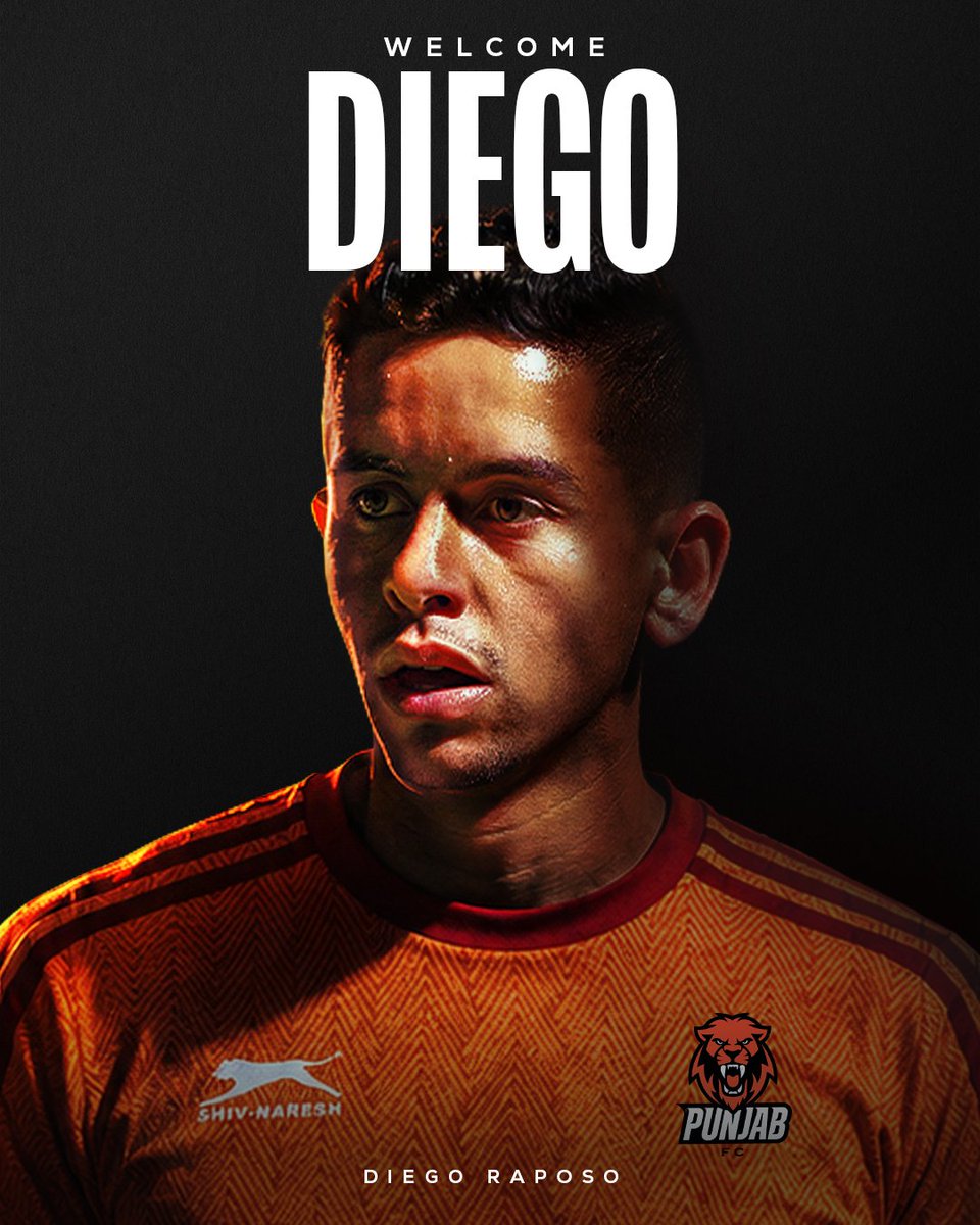 RGPunjabFC's tweet photo. Bringing the Brazilian Samba to the Shers’ Den! 🇧🇷🦁 

Welcome to Punjab FC, Diego Raposo 🧡

#WelcomeRaposo #PunjabFC #TheShers https://t.co/2aHuHZewQb