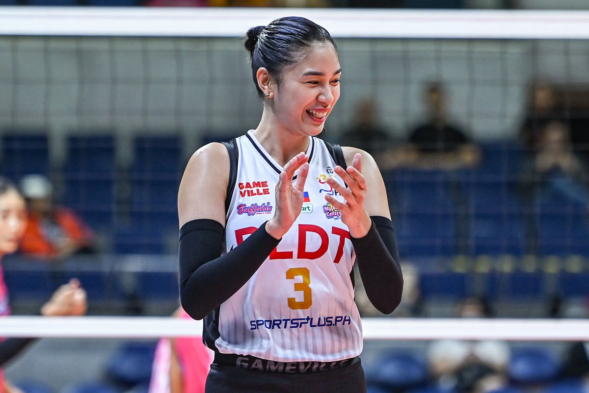 yeyefanaticss's tweet photo. [GAME PHOTOS] 

Mika during their match against Creamline. ❤️‍🔥  

📷PVL
@mikareyesss | Mika Reyes
#PVL2026 #PVLInvitational2026 https://t.co/uKmuUDVDsr