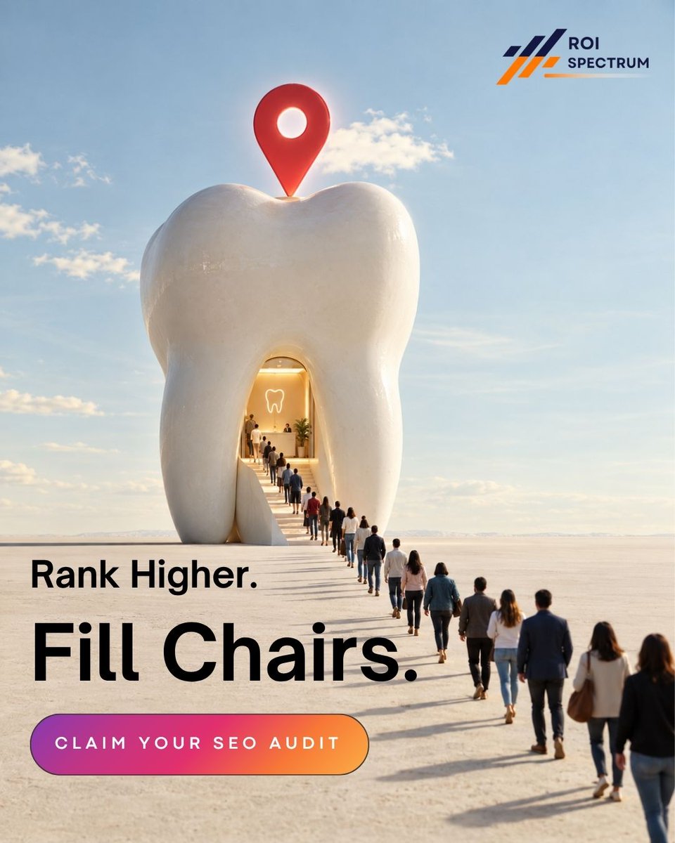 roispectrum's tweet photo. 🦷 Rank higher. Fill chairs.

When patients search for a dentist, will they find your practice—or your competitors?

Strategic SEO puts your dental practice in front of patients when they’re ready to book.

Turn local searches into real patients.

#DentalSEO #SEO #DentistMarketing #LeadGeneration #DigitalMarketing #brading

SEO services for Dentist https://t.co/GZsq0vD42M