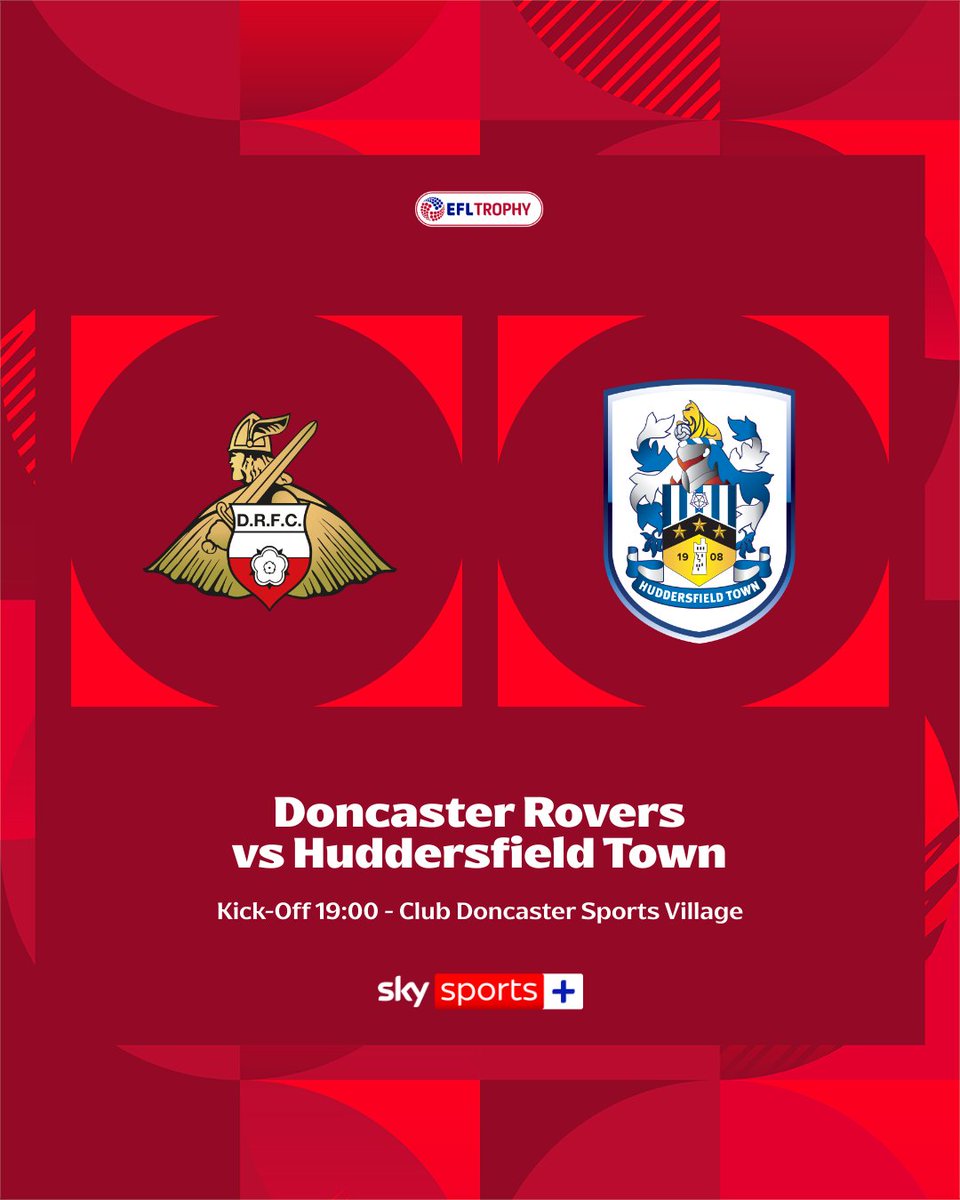 Doncaster Rovers vs Huddersfield Town - 19:00 - Watch live on Sky Sports+