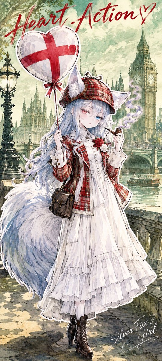 YoukeyKaydow's tweet photo. #ハートアクション
#Silver_Fox_Girl
#HeartAction
#AI色々なケモミミ娘さん
ハート1投稿につき1人分のワクチンが途上国の子どもたちに贈られます♡ https://t.co/0JP4qfFQSC