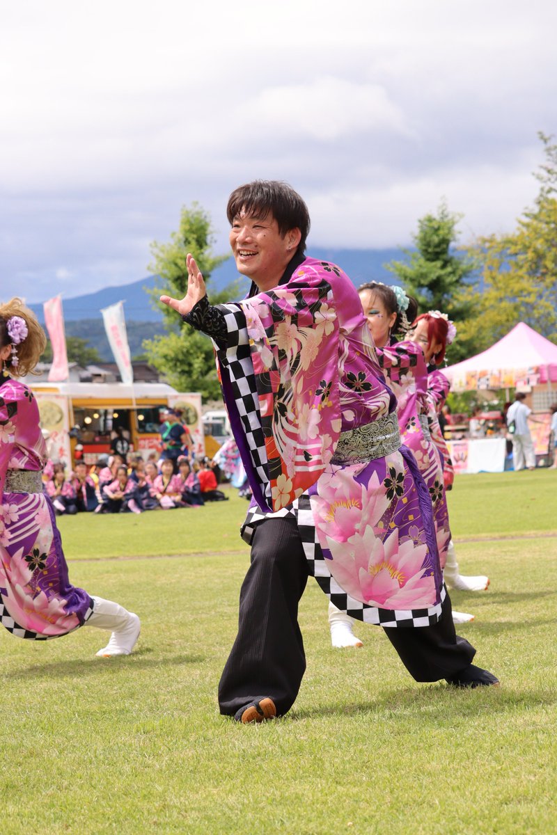 shashintsuri's tweet photo. 2026・08・11
雫石よさこい。
　「137」
桜蓮迦さん。 https://t.co/H0UQApOBIo