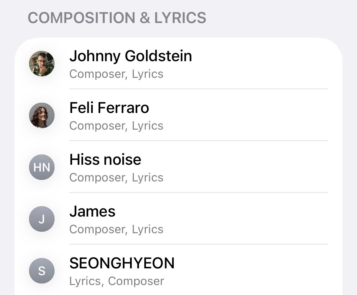 eomseaniee's tweet photo. Good boy - &amp;TEAM contributors: 

• SEONGHYEON
Composer and Lyricist 

so proud of you hyeonieee!!😭🤍👏 https://t.co/X2EjlM62bW