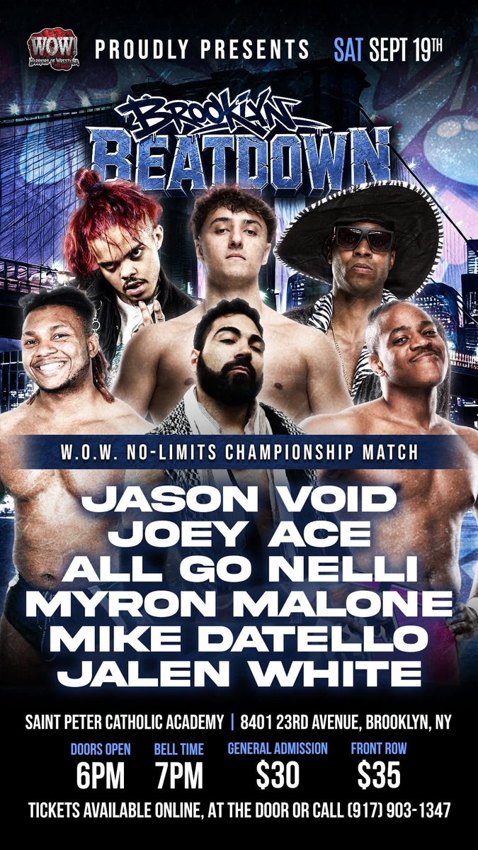 mikedatello's tweet photo. NEXT SATURDAY!!!! 

@WOWPROWRESTLING https://t.co/MMUMUgzxe6