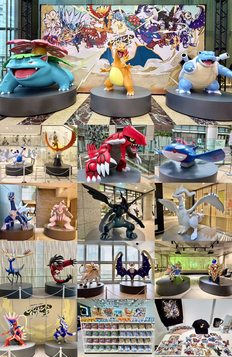 famitsu's tweet photo. 【ポケモン】“レジェンドリサーチ in 日本橋＆八重洲”ひと足先に体験！ リアルな伝説のポケモン立像が目の前に
https://t.co/JYIEeJm611

総勢100匹以上のポケモンと出会える冒険空間をたっぷりの写真で紹介。「『ポケモン 金・銀』から『ポケモン S・V』までやり直した」と松丸亮吾さん渾身の謎解き https://t.co/KyU16qR5YK