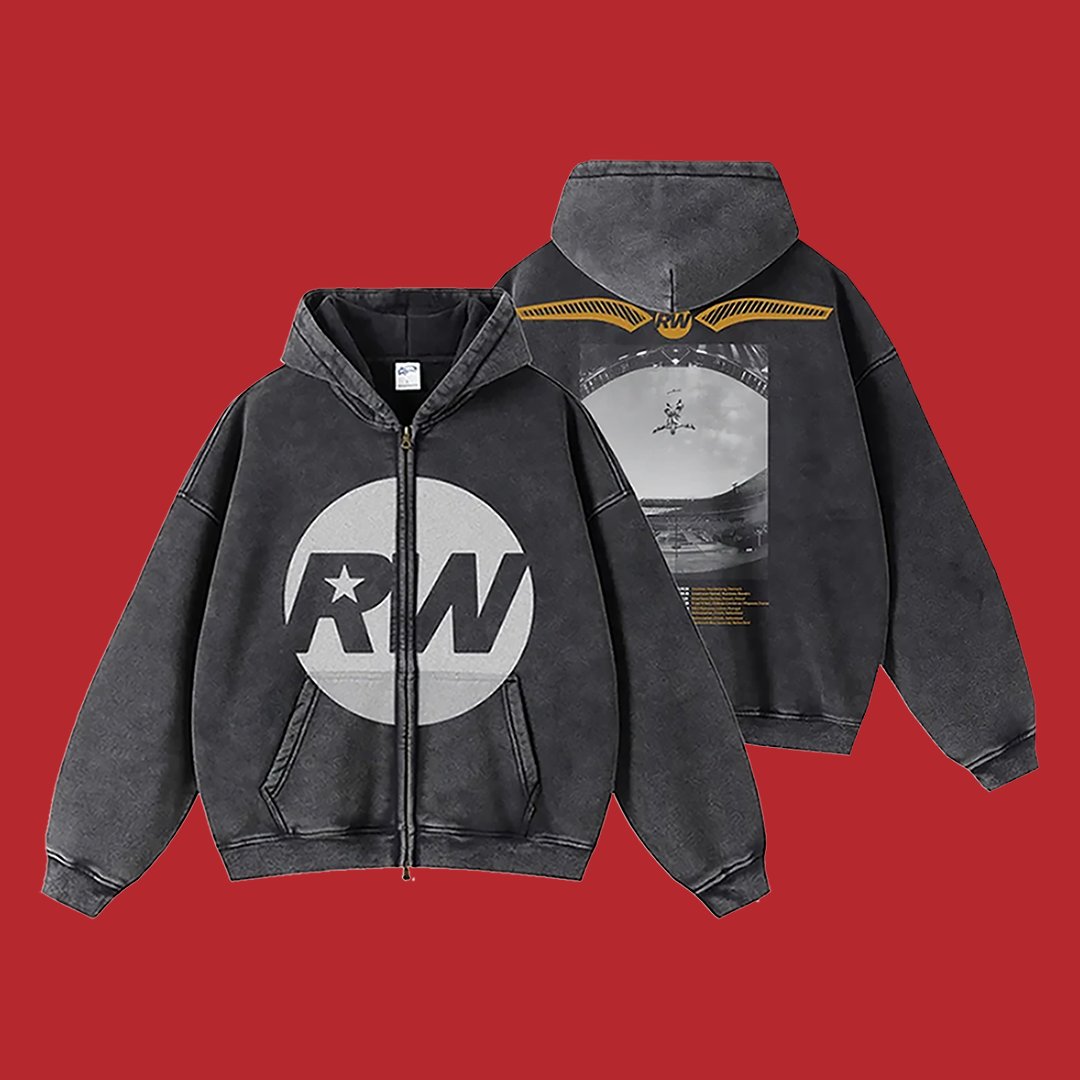 robbiewilliams's tweet photo. BRITPOP Tour 2026 Merch is available to pre-order now from the Official Store >> https://t.co/jaOkXcg4Um https://t.co/JFSBElC6yi