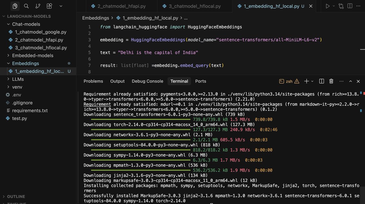 Anush__R's tweet photo. 08-09-2026 logs 

- Locally downloaded and used a embedded model. Used it to find the similarity between documents and a query.
- Solved couple of leetcode questions

Here is where I will be pushing what I have learnt 
https://t.co/l50UAqJI6i https://t.co/9l3I6TZTdz