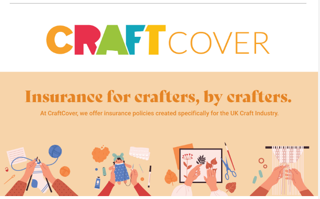 CraftFocus's tweet photo. https://t.co/cUJlWX4nQ5 At CraftCover, we stitch up specialist craft insurance cover for makers, creators, and crafty people — fast! Get a quote in under 60 seconds. No faff, just cover; because your craft deserves peace of mind. https://t.co/d8GPNPRUwn