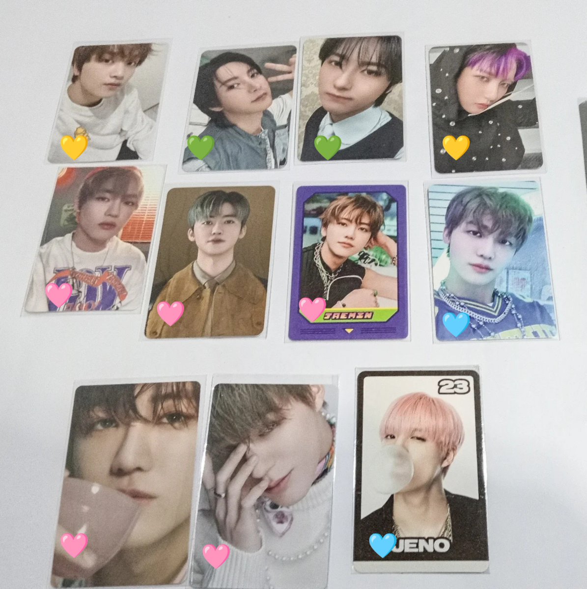 kywdll's tweet photo. WTS Photocard NCT Dream NCT 127 WayV Clearance Sale

✅ Inc Packing &amp; Admin 
❌ Not For Sensitive Buyer
📍 Jawa Tengah

PL
🩷 5k
🩵 10k
💛 15k
💚 20k 

Untuk harga 5k mintake 2 yahh

t. aab Jaemin Jeno Renjun Chenle Haechan Yuta Johnny Jungwoo Ten Winwin https://t.co/KfHqqQKdez