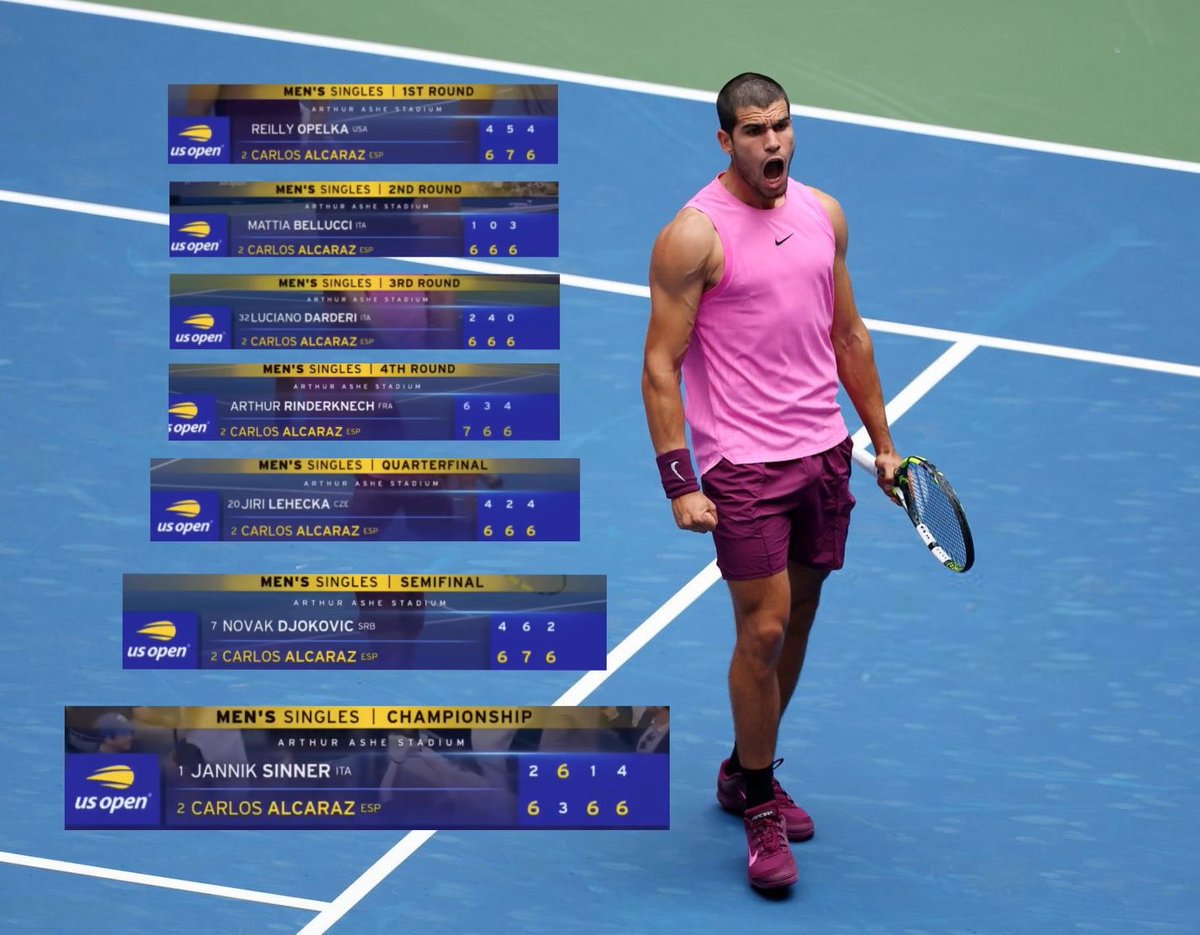 alcarchive's tweet photo. 2025 US Open — a slam performance for the books. https://t.co/5lTRXAsSHY