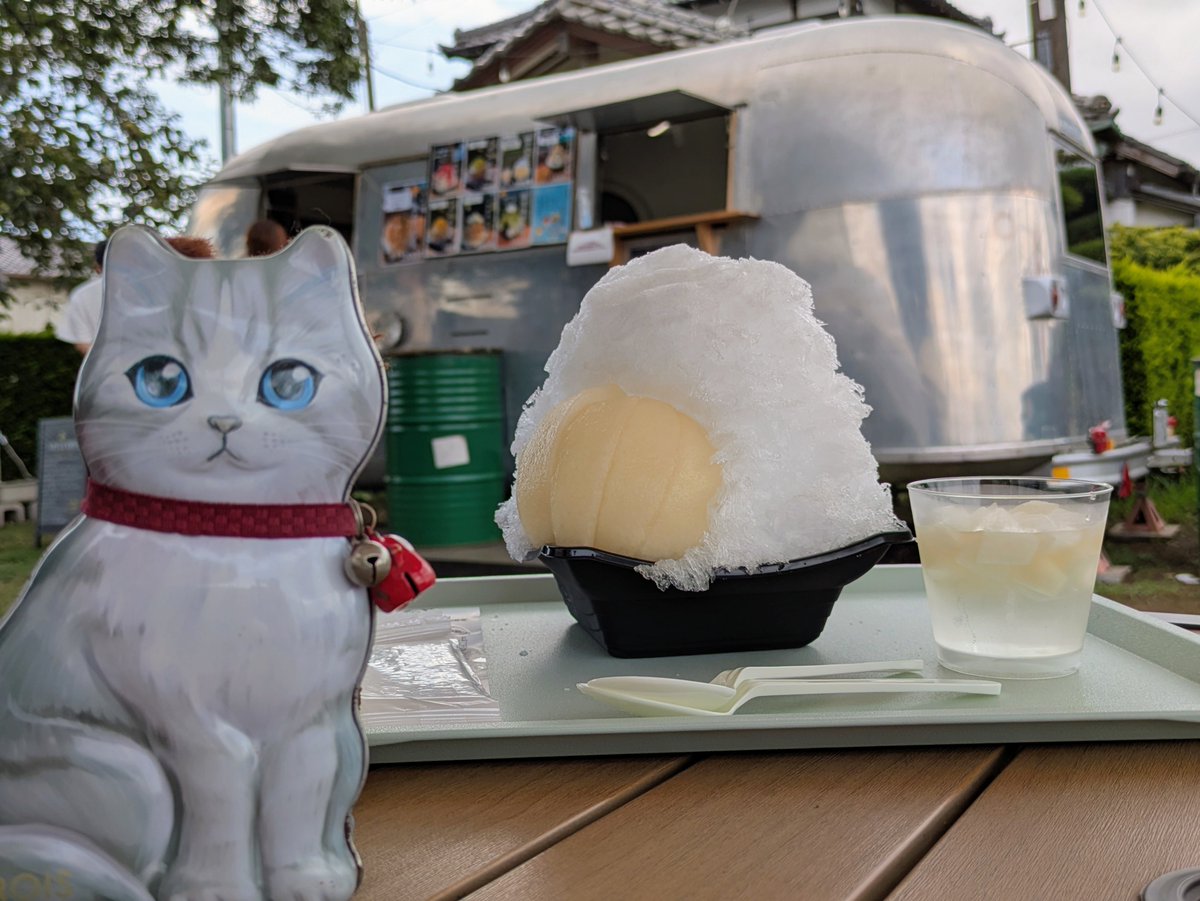 2Serow's tweet photo. 梨のかき氷
うまうまでした😊 https://t.co/CIwnKfJUMp