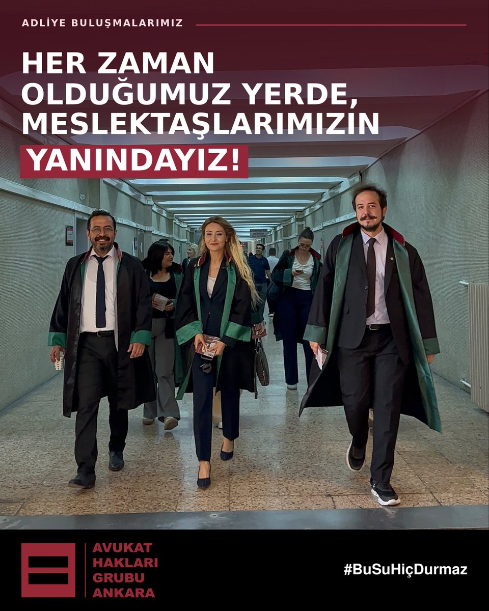 AHGAnkara's tweet photo. HER ZAMAN OLDUĞUMUZ YERDE, MESLEKTAŞLARIMIZIN YANINDAYIZ!

Adliye koridorlarında meslektaşlarımızla buluşmaya, kendimizi ve projelerimizi anlatmaya devam ediyoruz.

Mesleğimizin gündelik mücadelesini verdiğimiz bu koridorlarda, meslektaşlarımızla kurduğumuz her temas bizim için kıymetli. Nasıl bir baro istediğimizi, mesleğimiz için neler yaptığımızı ve neler yapacağımızı yüz yüze konuşuyoruz.

Çünkü baroyu yönetmek, meslektaşa ulaşabilmekten geçiyor.

Bugün de meslektaşlarımız ile Sıhhiye Adliyesi’nde konuştuk.

Bize vakit ayıran tüm meslektaşlarımıza teşekkür ederiz. Tek bir avukat yalnız kalmayana dek meslektaşlarımıza ulaşmaya devam edeceğiz.

Çünkü biz, Avukatların Avukatıyız!

#BuSuHiçDurmaz