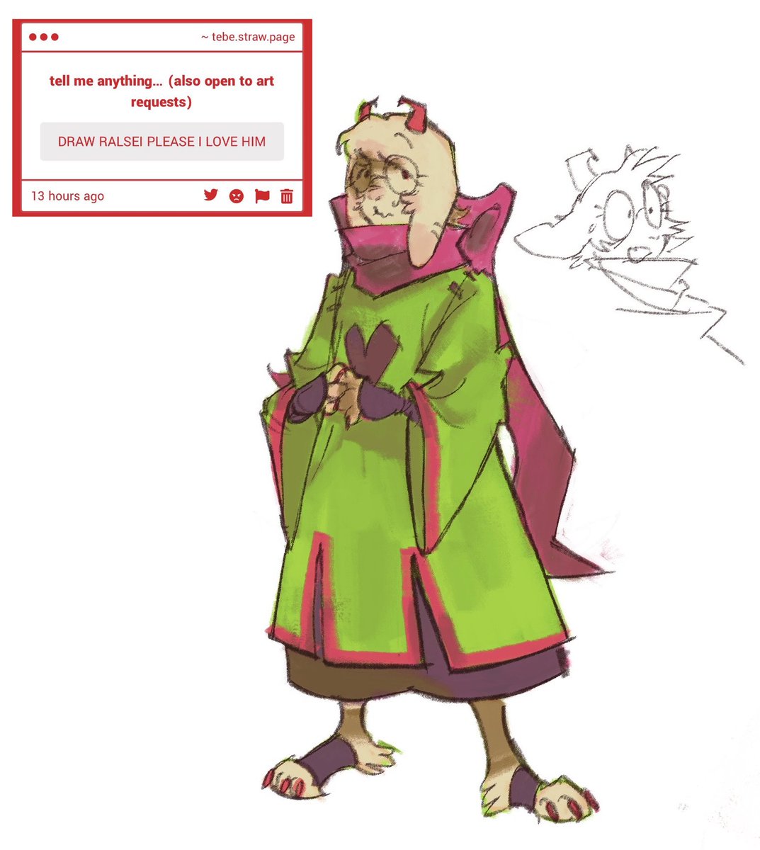 cadmagentium's tweet photo. of courd anon👍
#deltarune https://t.co/0GRtYOc0JN